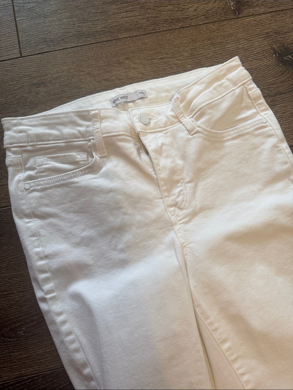 Nine west white skinny jeans 6 - Picture 2 of 5